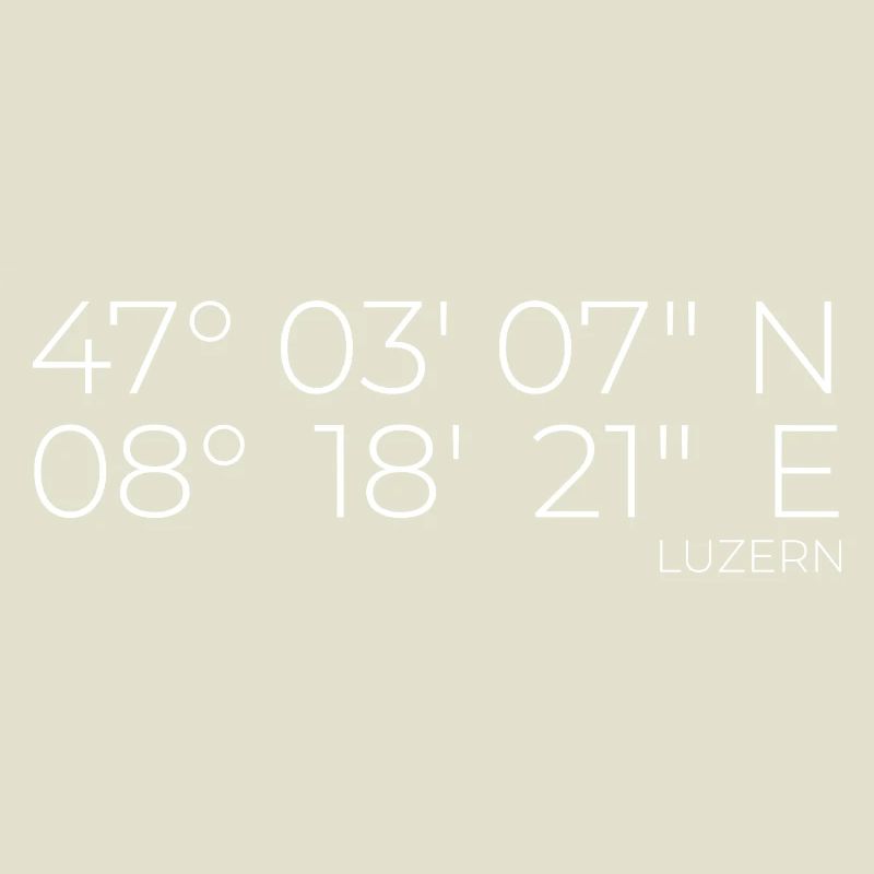 Coordonnées Lucerne
