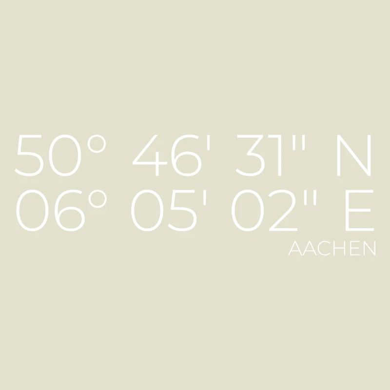 coordinates Aachen