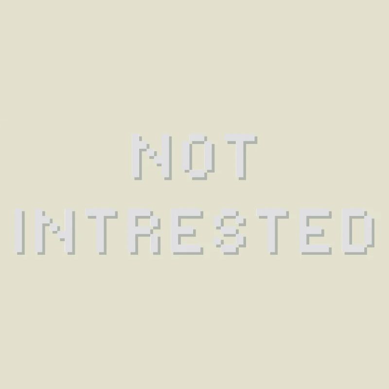 Impression non intéressée