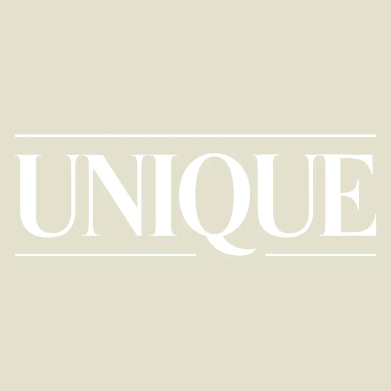 Unique Einzigartig Unikat Selbstwert Einzig Artig