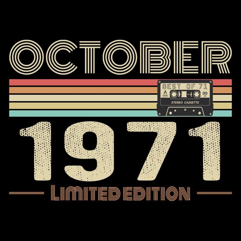 Anniversaire octobre 1971 - Birthday october 1971