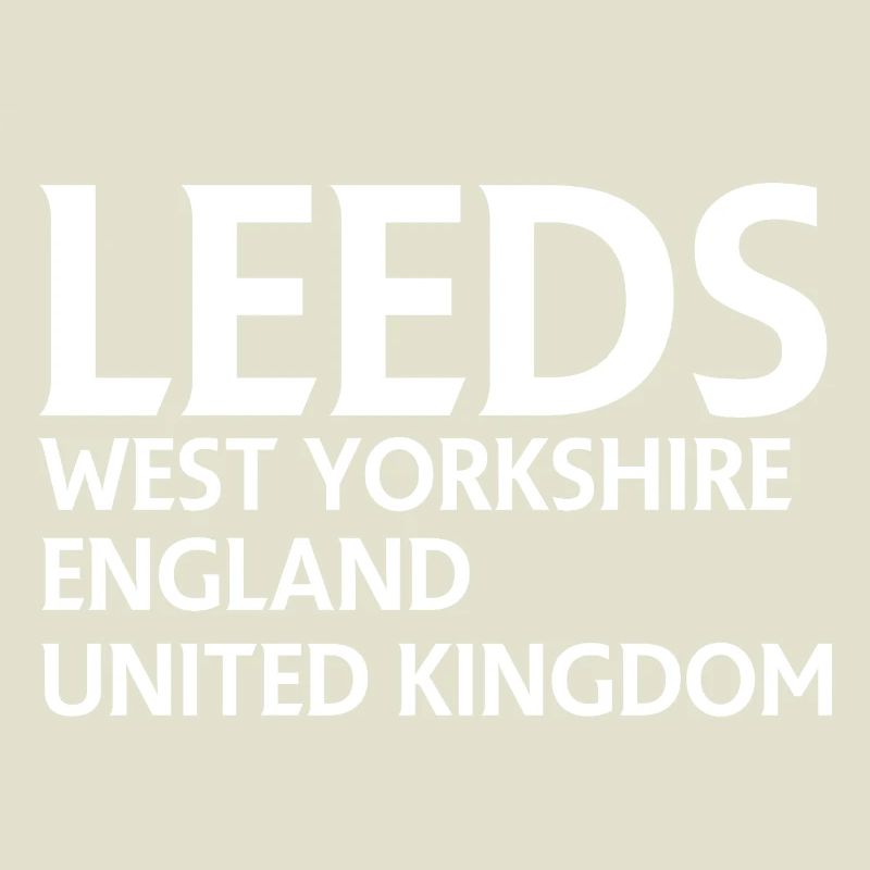 Leeds – England Liedtextdesign