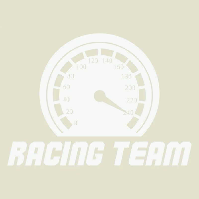 Racing Team Speedometer Emblem