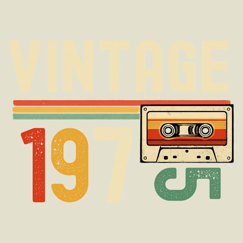 Rétro 1970s Cassette