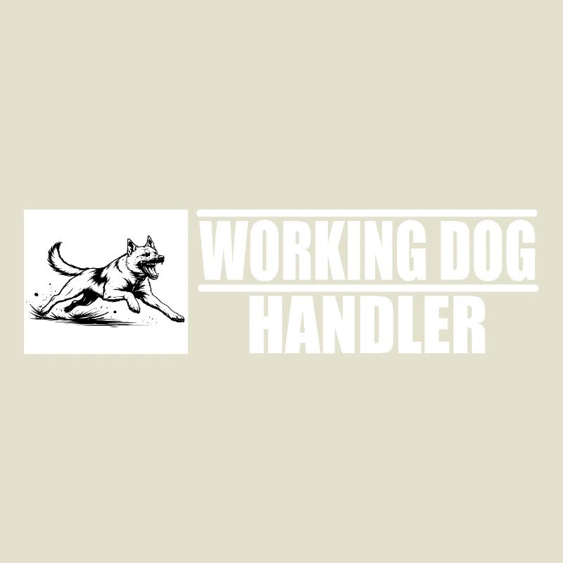 Working Dog Handler Motif
