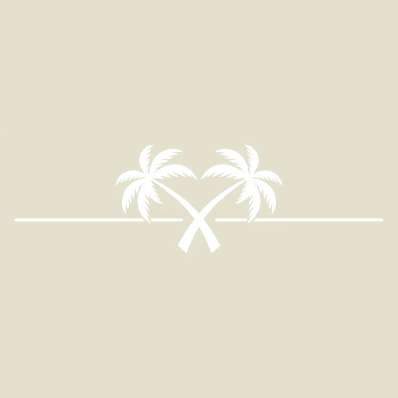 Palm Tree Symbol Island