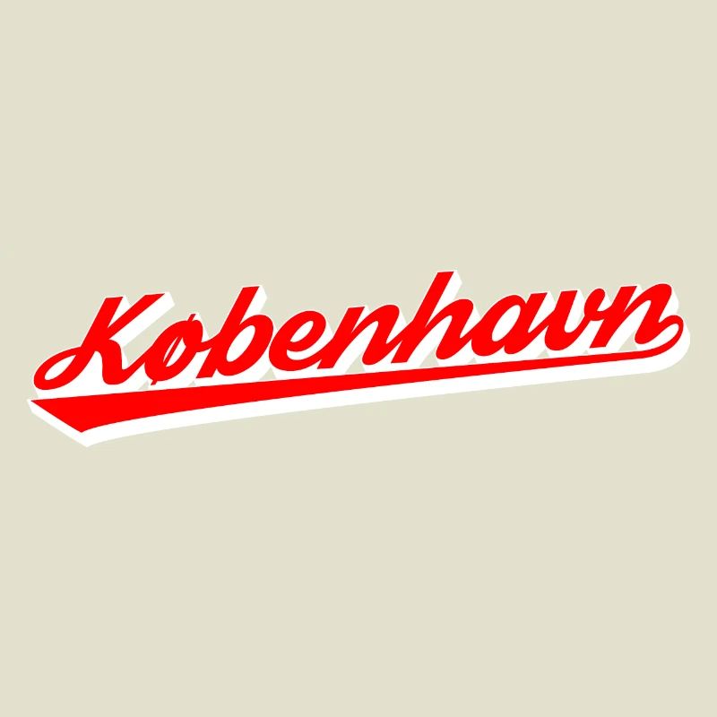 København Script Retro Logo