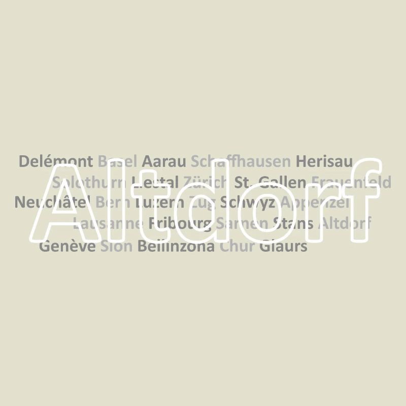 Schweizer Städte Altdorf