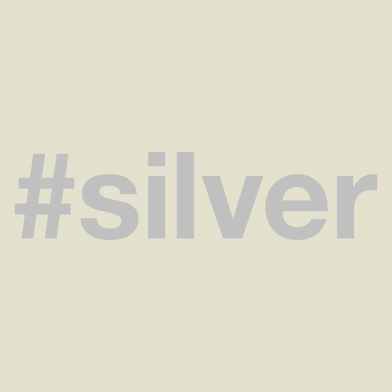 SILVER Hashtag