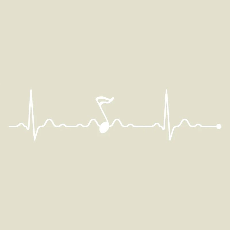 Herzschlag Vogel EKG-Design