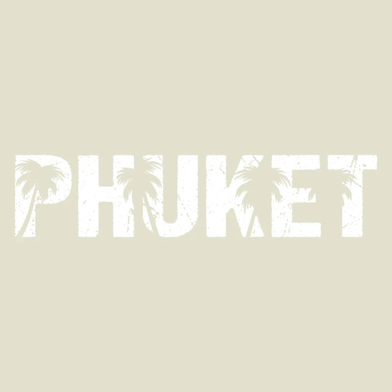 Palmiers de Phuket Thaïlande