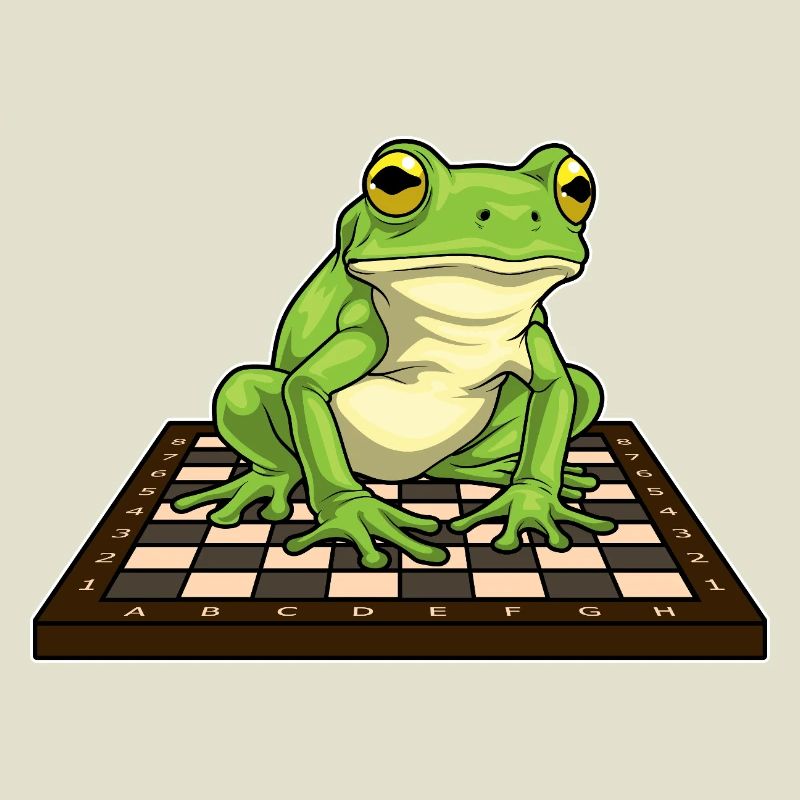 Frog Chessboard Chess Board Game