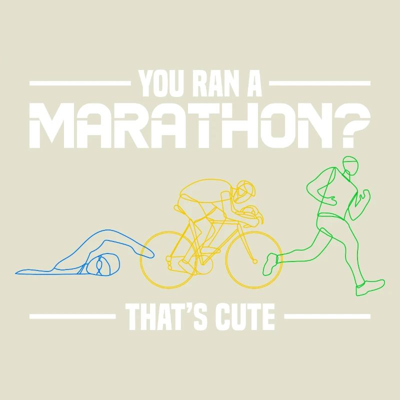 Humour marathonique - Avez-vous couru un marathon ? C’est mignon