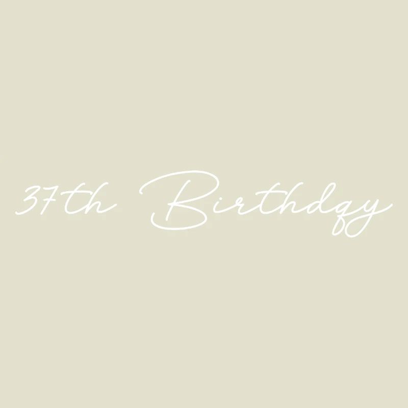37e anniversaire