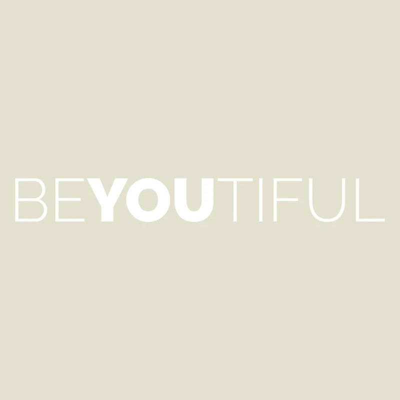 Dictons cool beyoutiful logo texte typographie