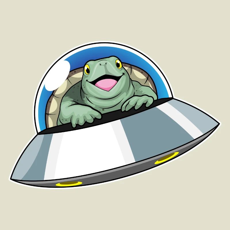Turtle Spaceship Space