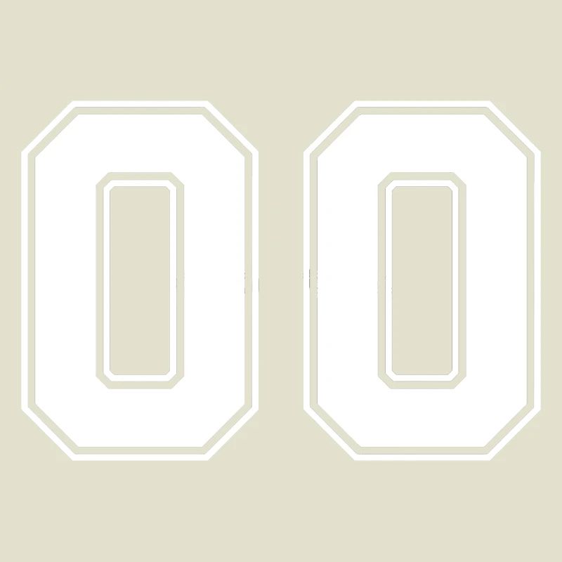 Zahl Null 00