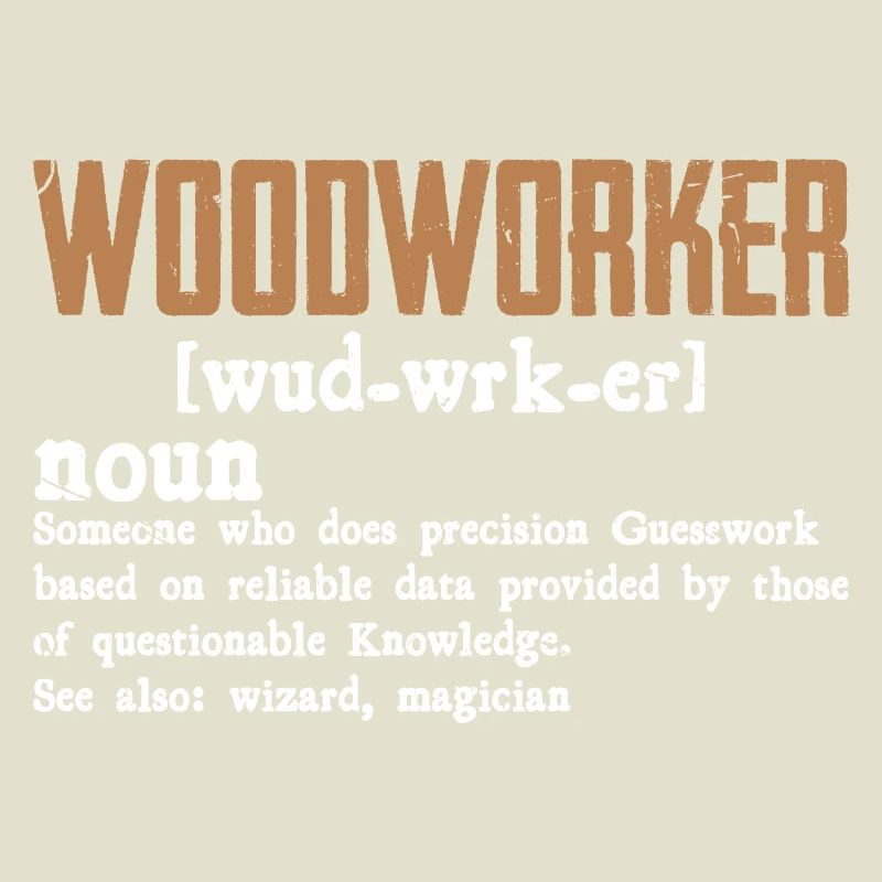 Rustic Woodworker Typo Design