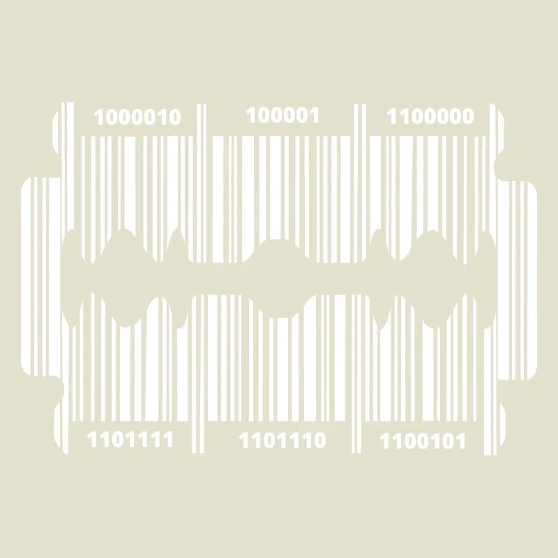 Rasierklinge mit Code