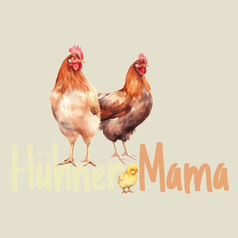 Hühner Mama Muttertag Mutterschaft Mama Elternteil