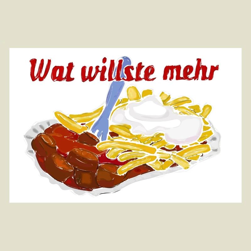 Currywurst mit Pommes