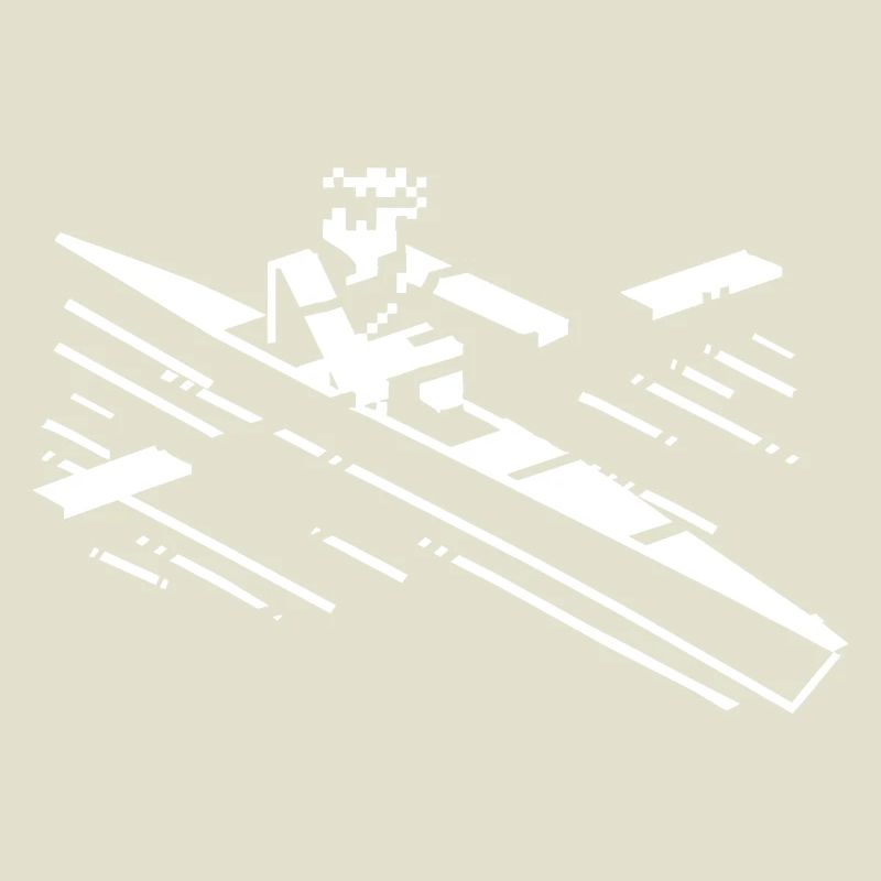 Rowing Cartoon Style