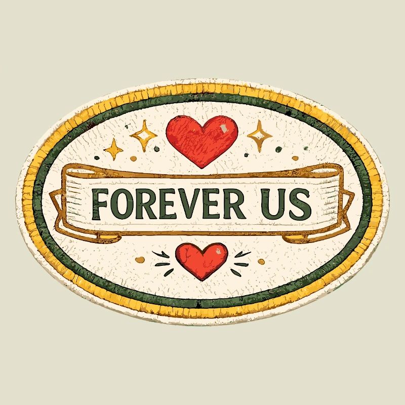 Forever Us Liebe Valentinstag Design Geschenk