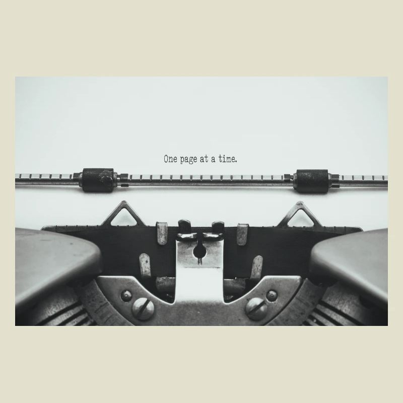 One Page At A Time Typewriter Design