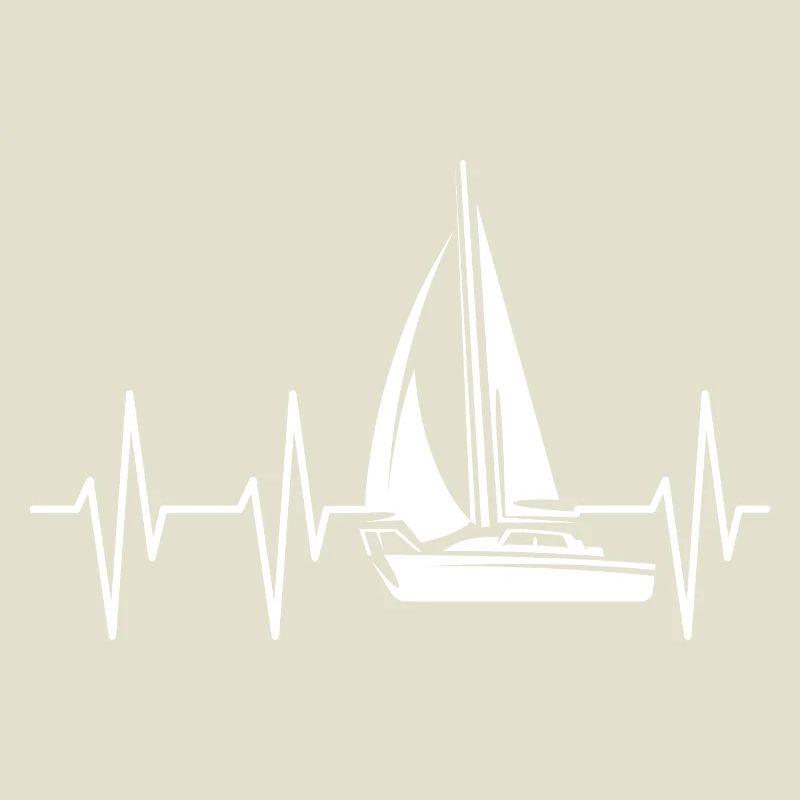 sailing sailor segelboot boot Herzschlag puls ekg