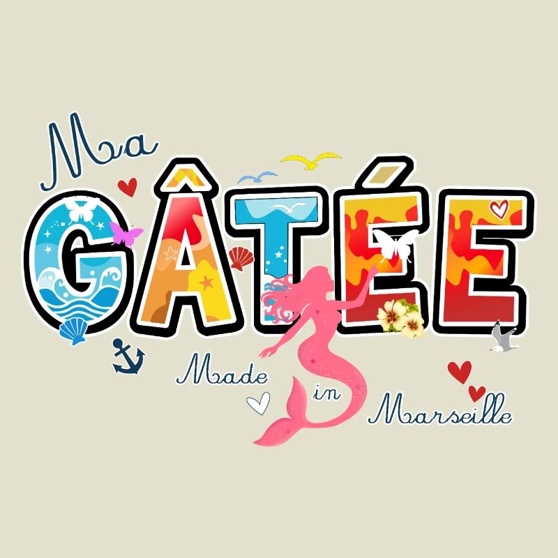 Ma Gatée, Expression marseillaise, valentines gift