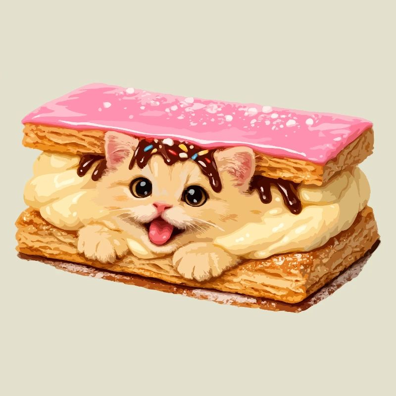 Katze in Tompouce