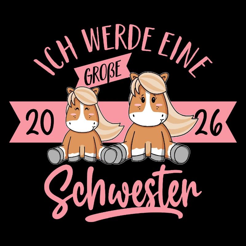 Ich werde große Schwester – Pony Mädchen Baby