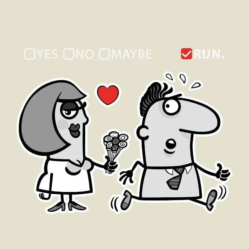 Liebe oder Flucht – Unkonventioneller Humor (Dark Version)