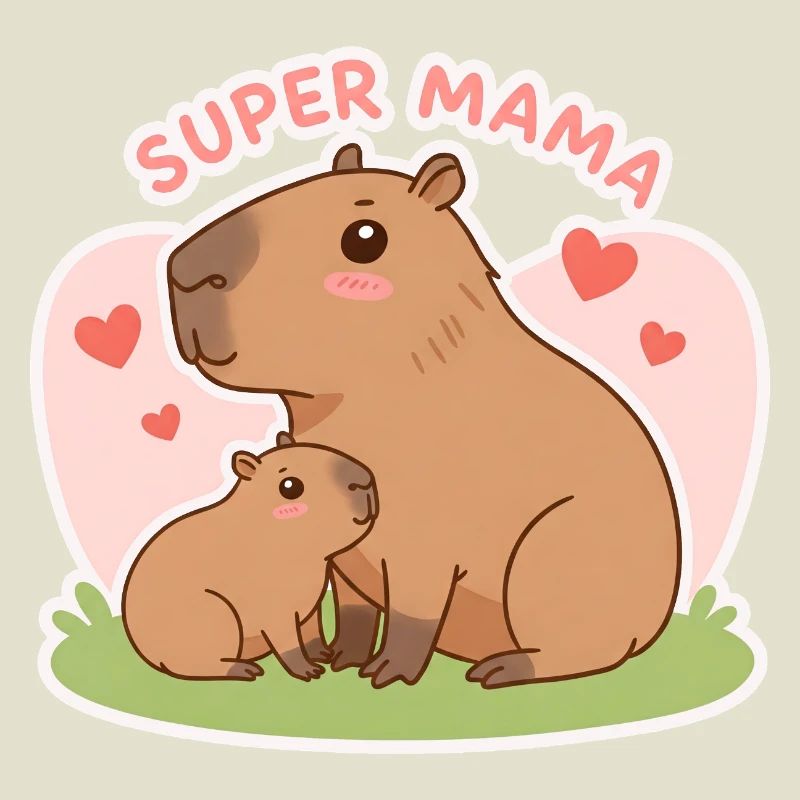 Super-Mama Capybara