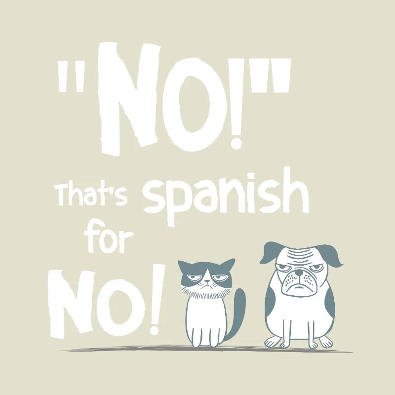 Non – espagnol pour Non ! Drôle d’expression animale