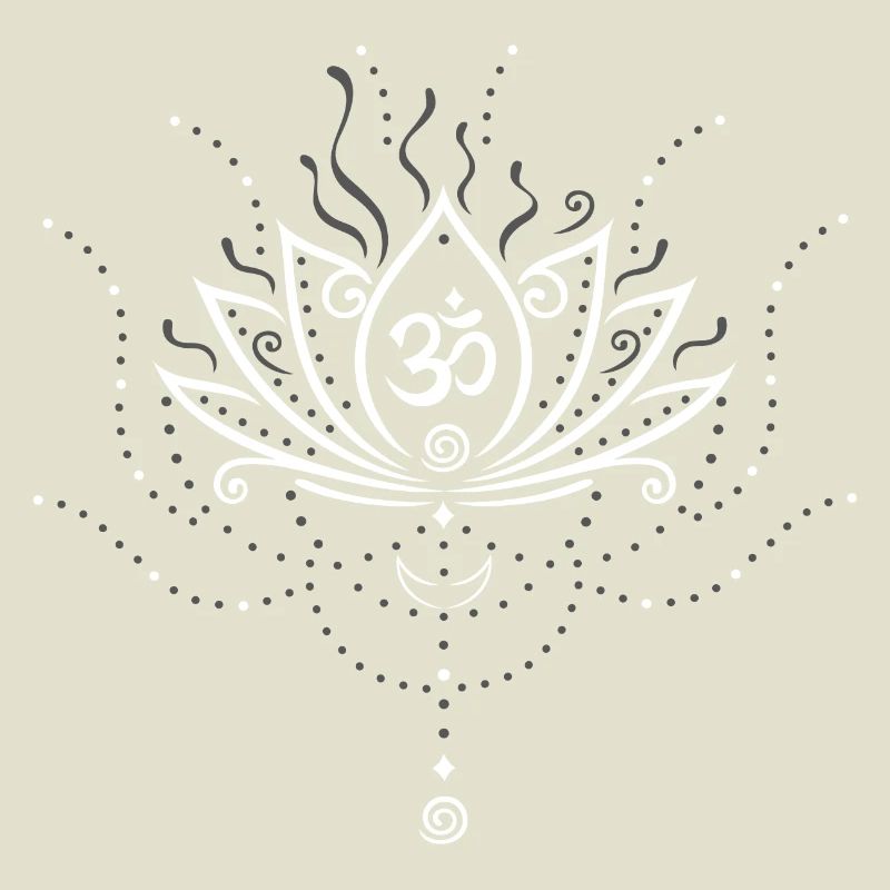 Fleur de lotus, version blanc