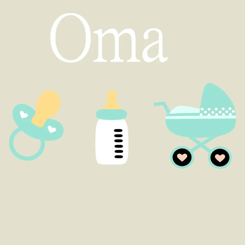 Oma 2023 Geburt Junge Vorlage personalisierbar