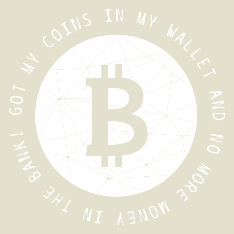 Bitcoin BTC Crypto Crypto drôle de dicton cool