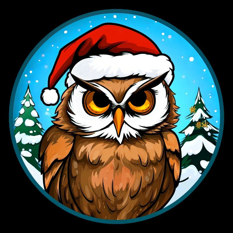 Owls Christmas