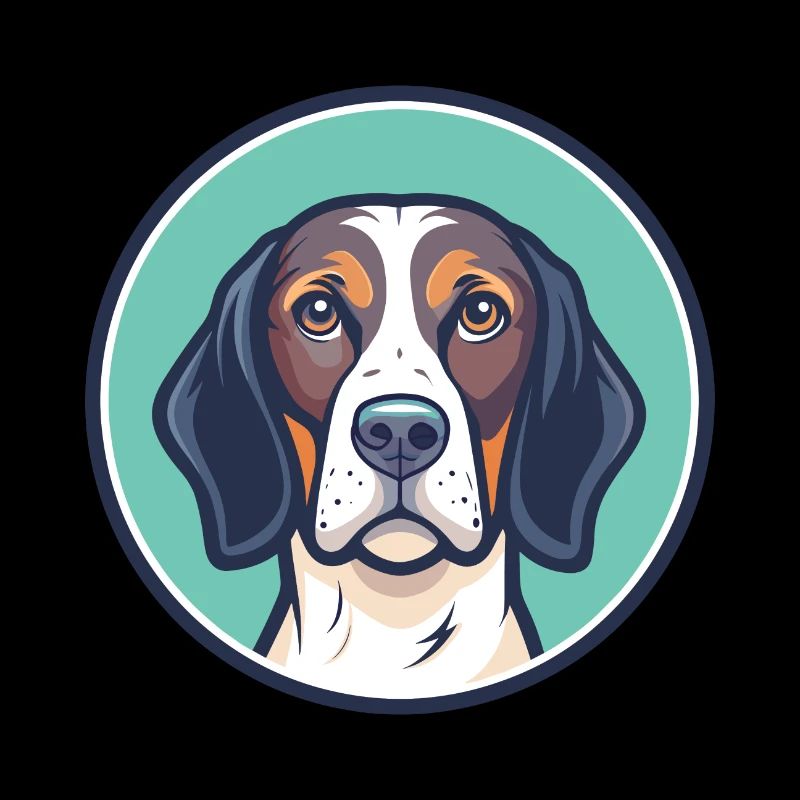 Ariege Pointer Dog Breed Cartoon Kawaii Clipart