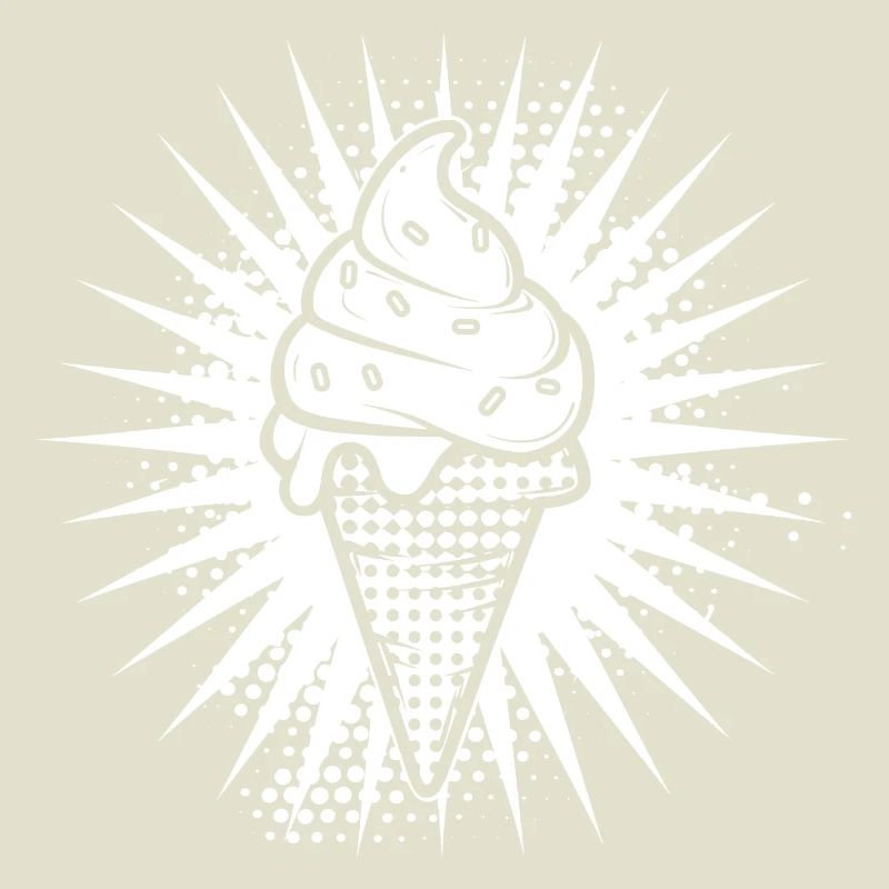Cornet de crème glacée Dessin