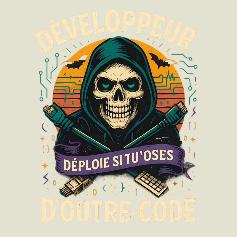 Web Developer - Halloween Skull