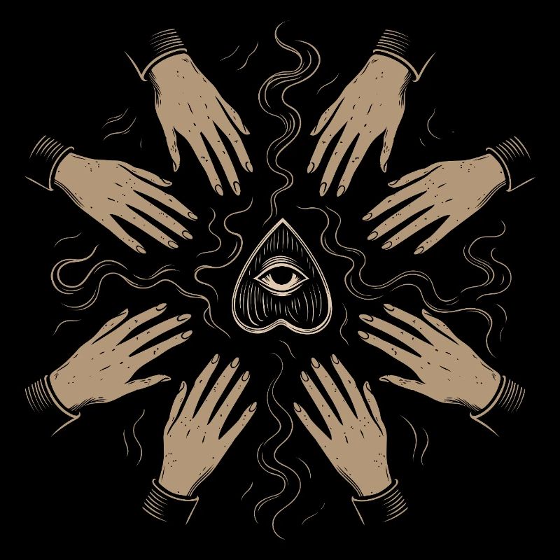 Samhain Witch Hands Ritual Mystical Motif