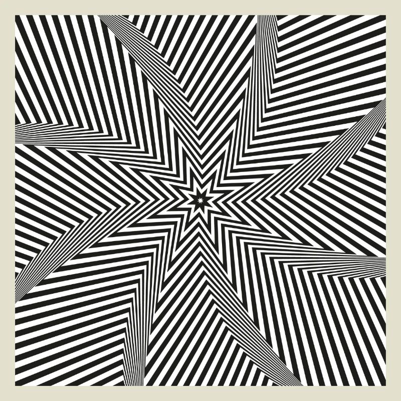 Labyrinthe optique en étoile