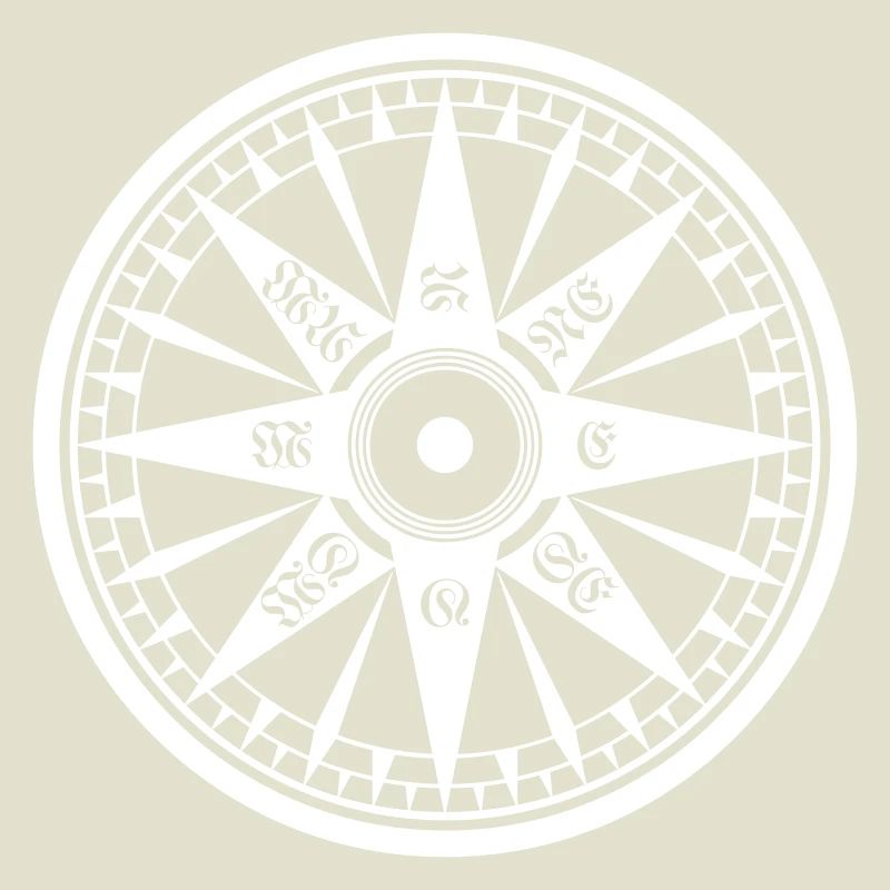 Kompass / Compass – Windrose, Schiffskompass