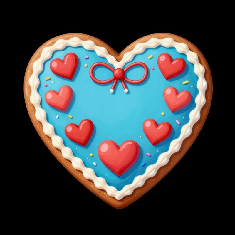 Lebkuchenherz Herz Geschenk Valentinstag