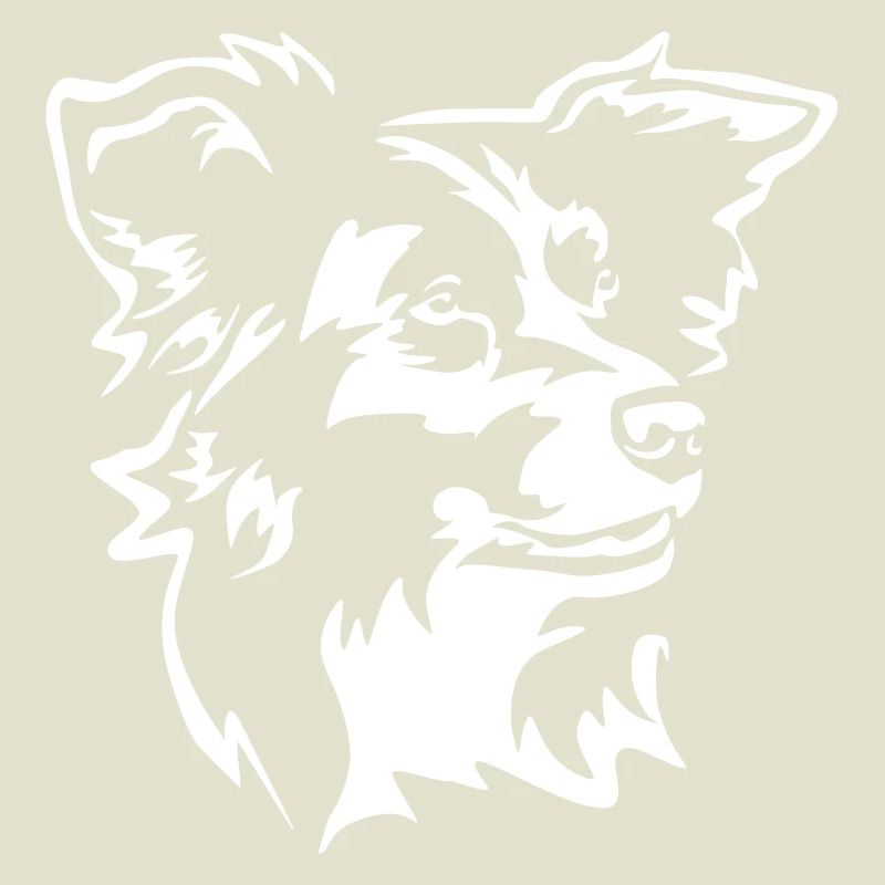 Border Collie Kopf "Black Edition"