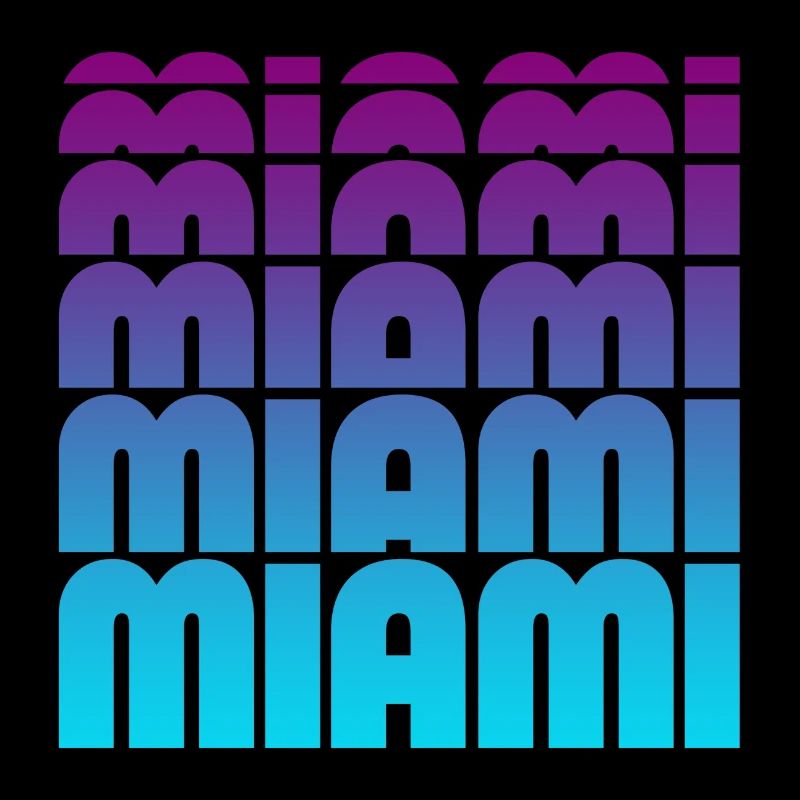 Miami Gradient Grid
