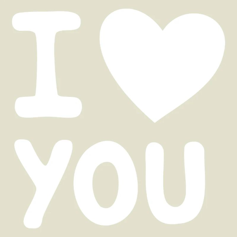 Ich liebe dich, Weiß