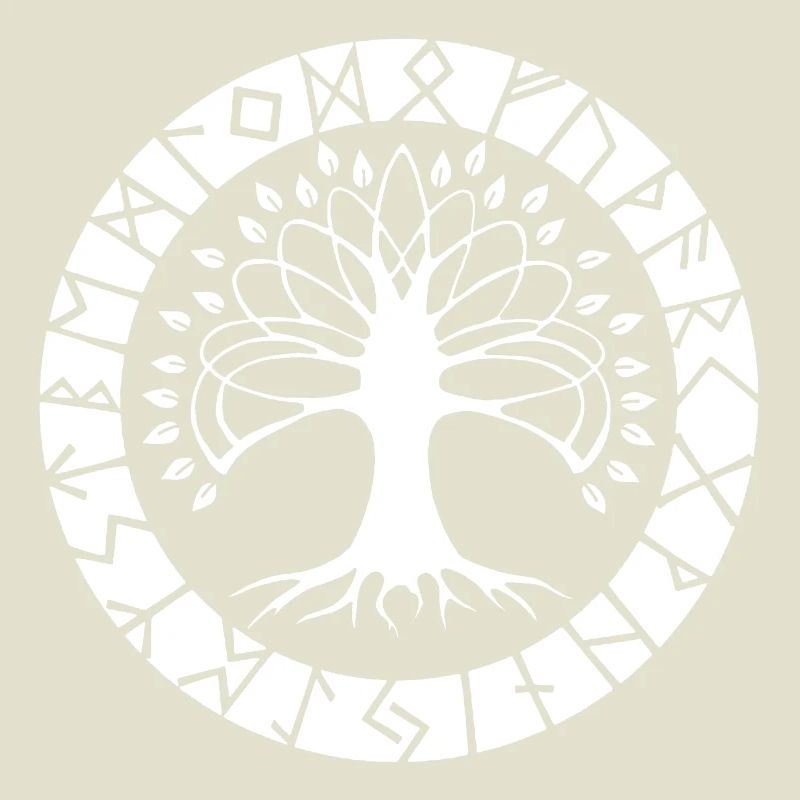 White Runic Tree